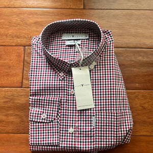Five Four Button Down shirt Weston, Red Size XL NWT